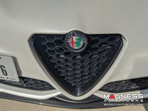 Alfa Romeo Giulia Front Spoiler - Carbon Fiber - Italia Style - Stile Italia - Sport/ Ti/ Veloce - V3
